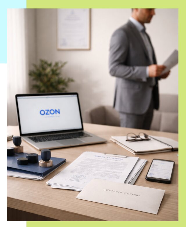 Отказное письмо для Ozon в Карасуке от 3555 р. | Сертэкс